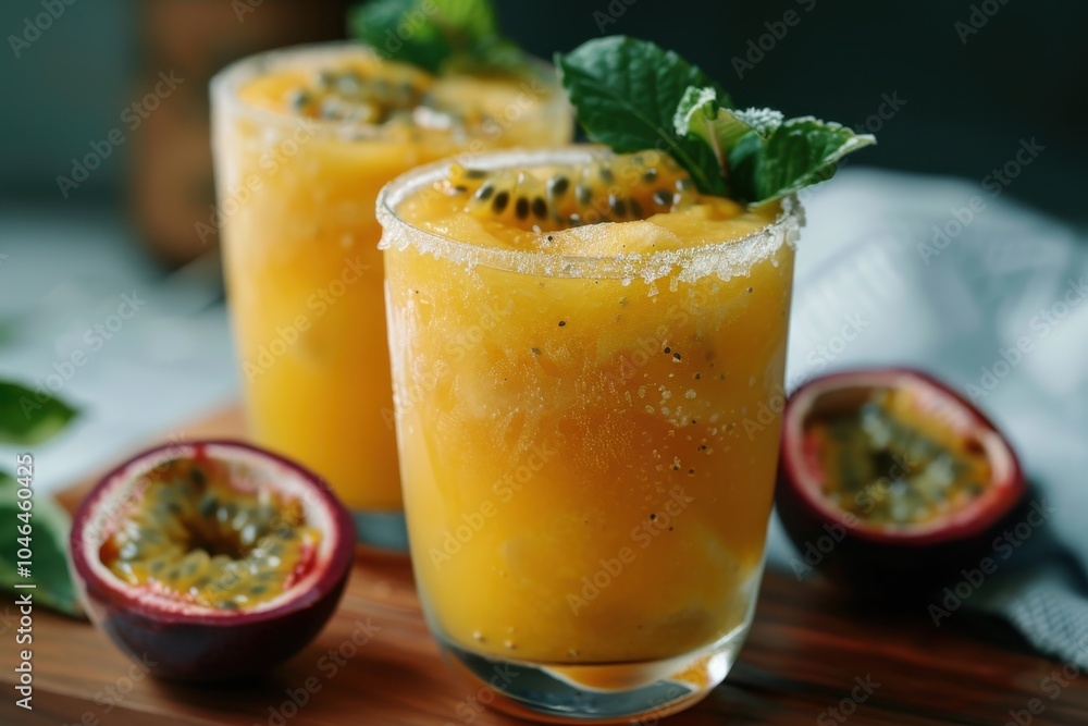 Icy Passionfruit Drink Icy Passionfruit Drink