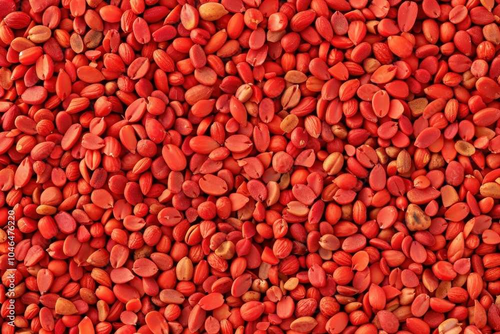 Red peanuts against a background Red peanuts against a background