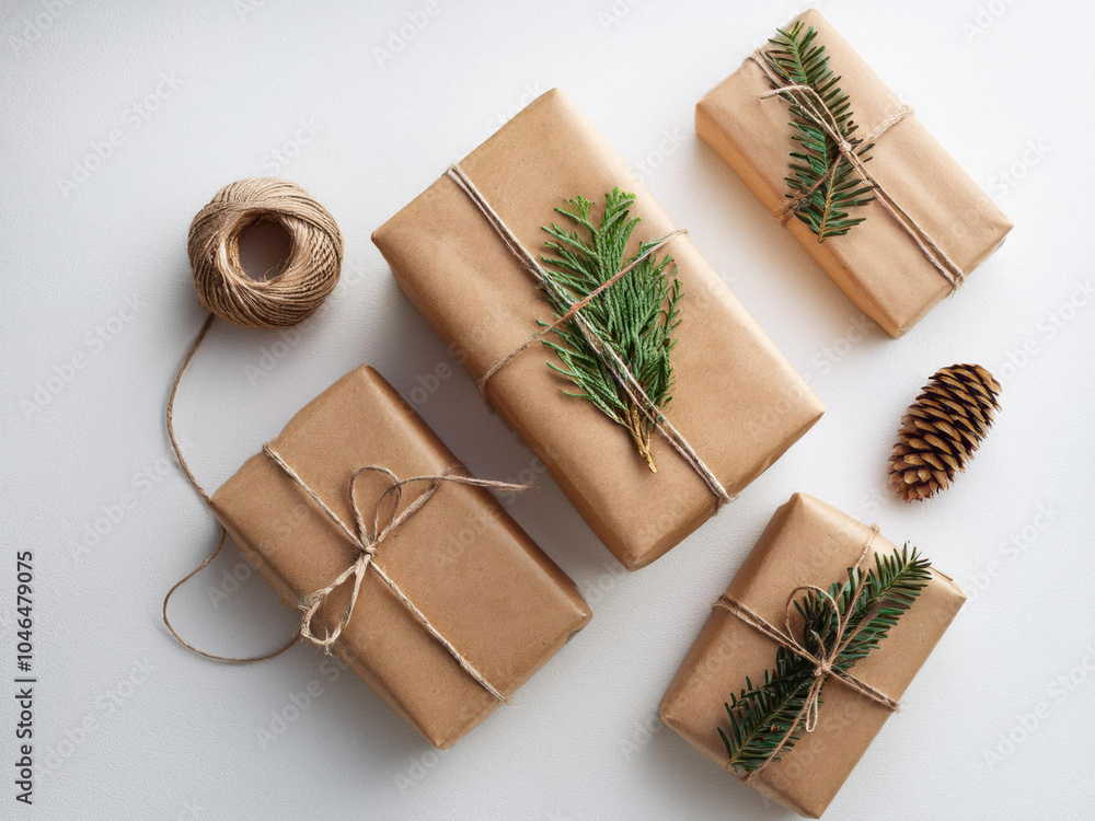 Fototapeta premium wrapped gift