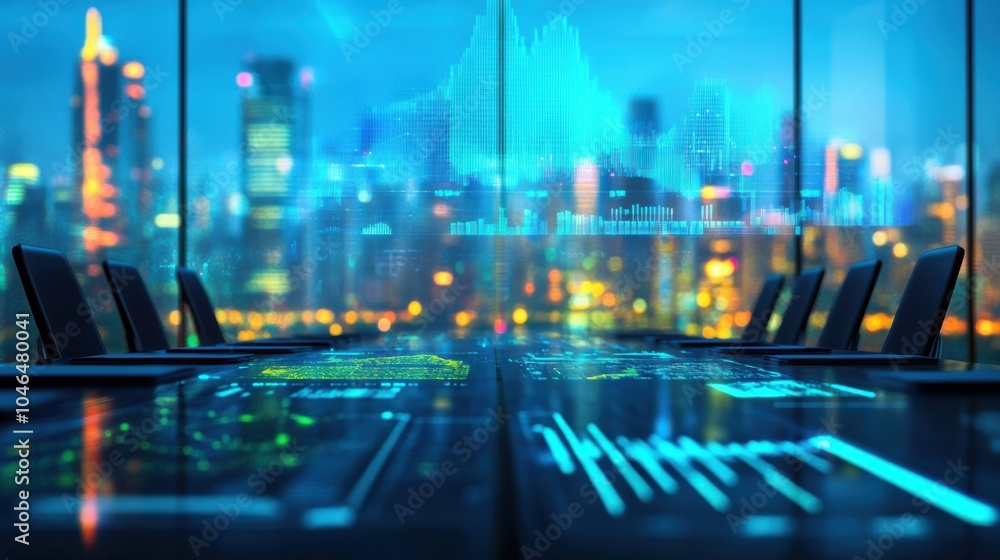 Decarbonization business strategy visual with a corporate meeting discussing carbon-neutral goals, featuring digital data, perfect for a business-oriented stock photo Decarbonization business strategy visual with a corporate meeting discussing carbon-neutral goals, featuring digital data, perfect for a business-oriented stock photo