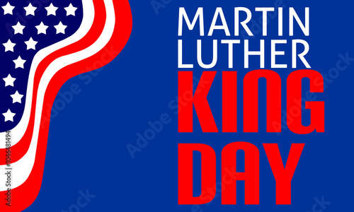 Happy Martin Luther King Day Background Vector