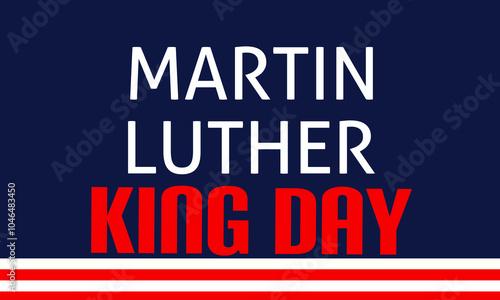 Happy Martin Luther King Day Background Vector