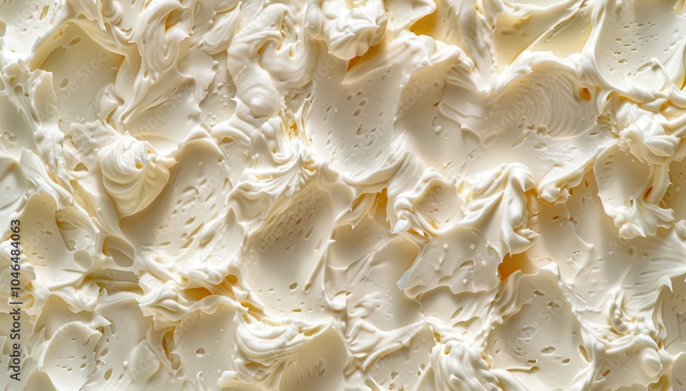 Sour cream s background and texture viewed from above Sour cream s background and texture viewed from above