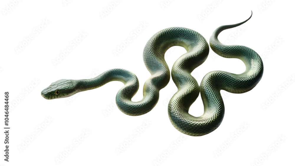 Obraz premium Asian green snake 