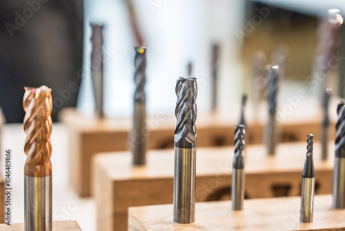 Tableau sur toile End mills for machining on numerical machines
