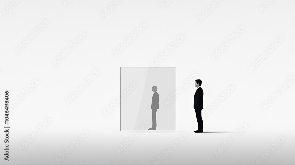A solitary figure standing alone on a platform, symbolizing emotions of depression, loneliness, and isolation. A solitary figure standing alone on a platform, symbolizing emotions of depression, loneliness, and isolation.