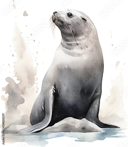 sea lion on the rocks