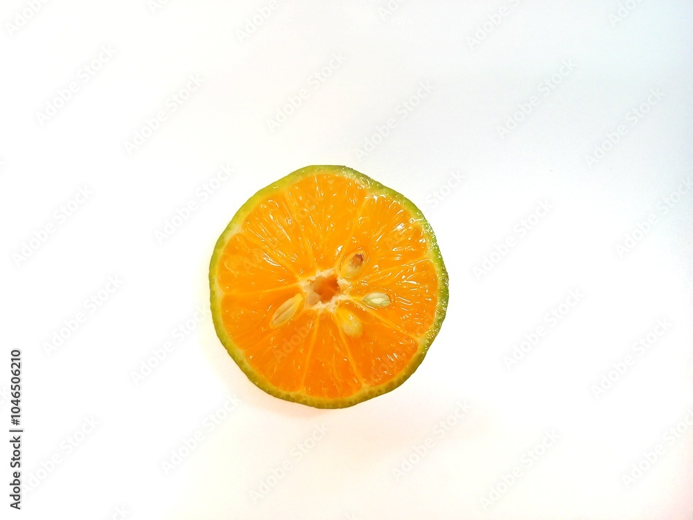 Lemon isolated. Round slice of ripe lemon on a white background. Fresh fruits with copy space Lemon isolated. Round slice of ripe lemon on a white background. Fresh fruits with copy space