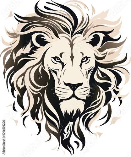 Wallpaper Mural lion head illustration Torontodigital.ca