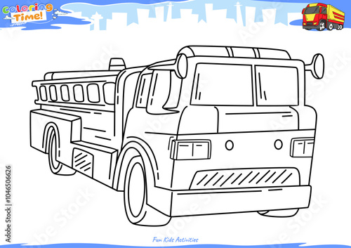 Lets color it Firetruck 2