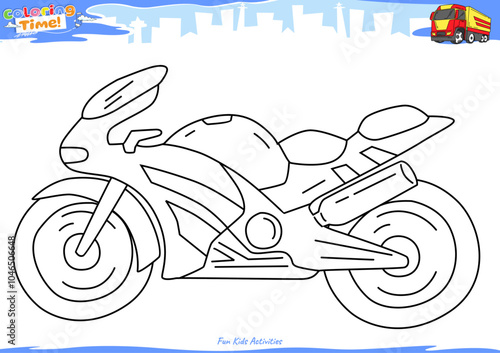 Lets color it Motorcycle 3