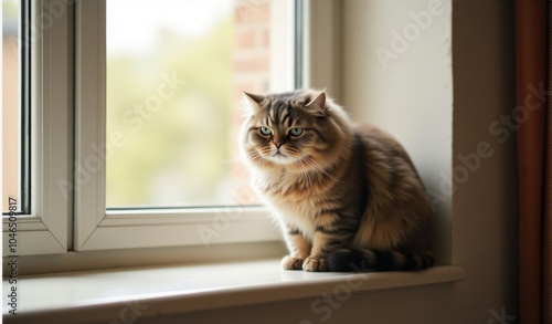 Beautiful cat on a cozy background