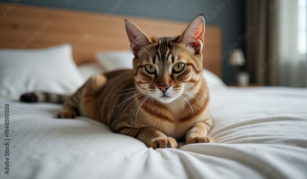 Beautiful cat on a cozy background Beautiful cat on a cozy background