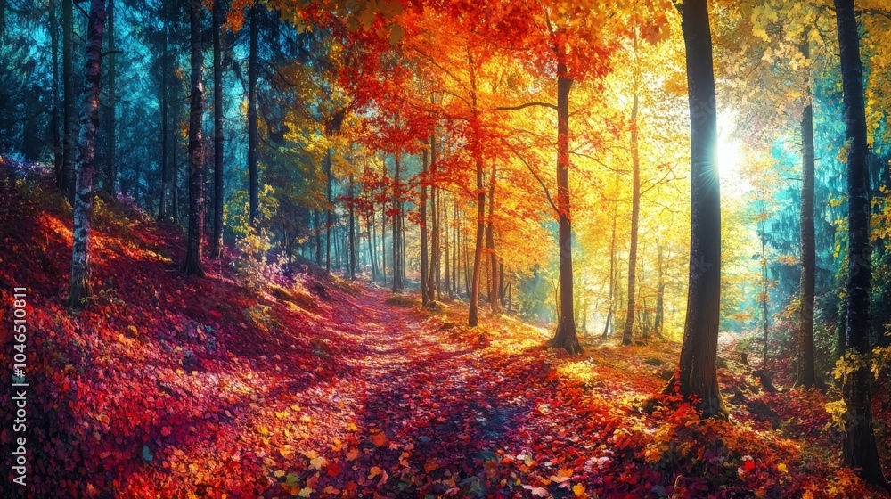 Fototapeta premium autumn wallpaper 