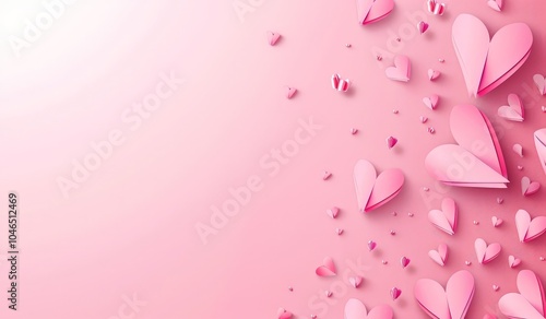 Pink Hearts Background