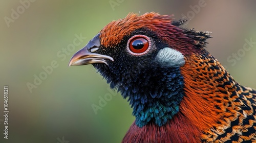 A close-up of a colorful bird showcasing its vibrant plumage and intricate details.