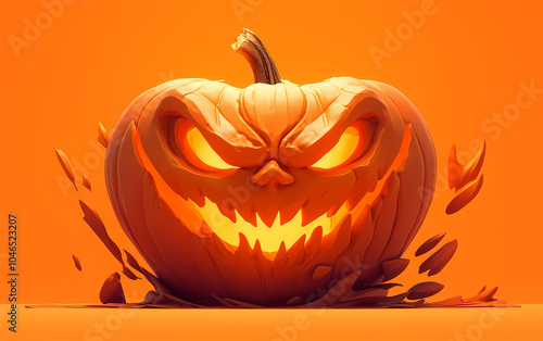 halloween pumpkin background photo