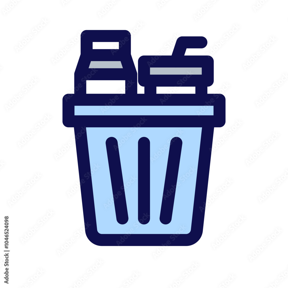 Plastic Waste Icon Plastic Waste Icon