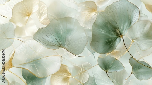 Green leaves wallpaper
