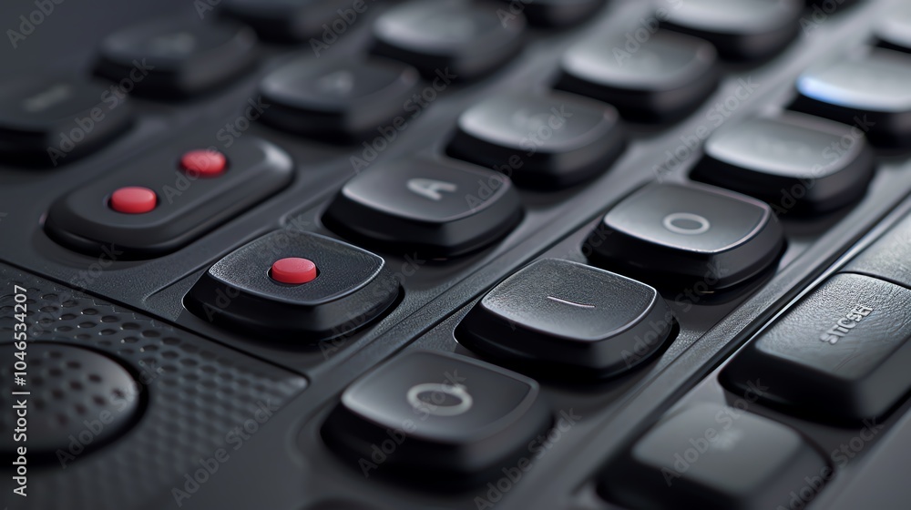 A detailed view of a digital dictation device s screen A detailed view of a digital dictation device s screen