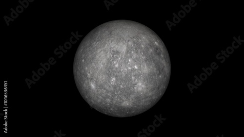 Detailed Image of Mercury's Cratered Surface