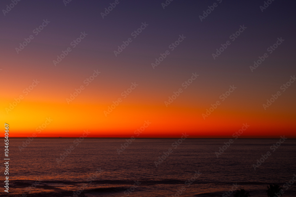 Obraz premium Sunset afterglow, Bantry Bay, Cape Town, South Africa.