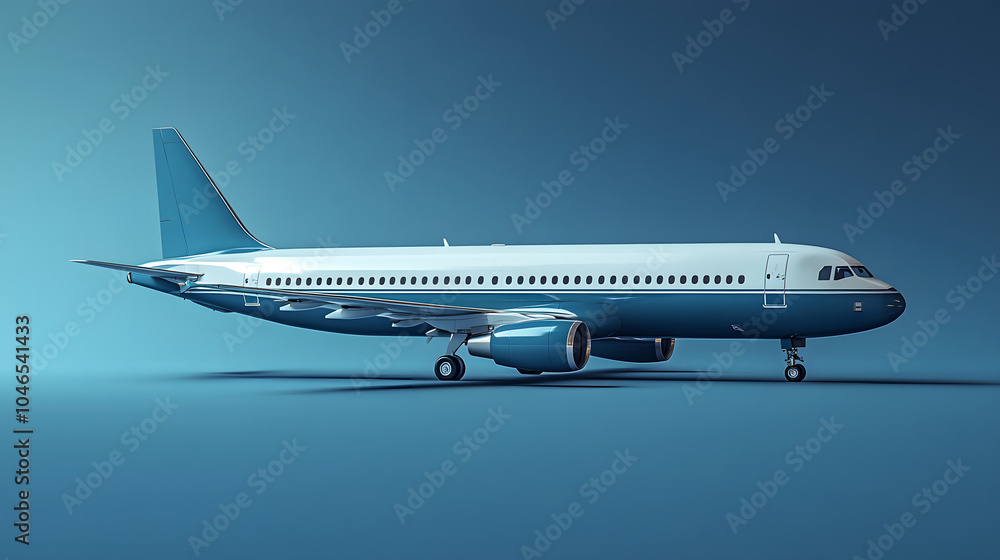 3D Render of an Airplane Flying Against a Clear Blue Background, Capturing the Essence of Aviation and Adventure. This High-Quality Image is Ideal for Travel, Aviation, and Technology Themes.
3D Render of an Airplane Flying Against a Clear Blue Background, Capturing the Essence of Aviation and Adventure. This High-Quality Image is Ideal for Travel, Aviation, and Technology Themes.
