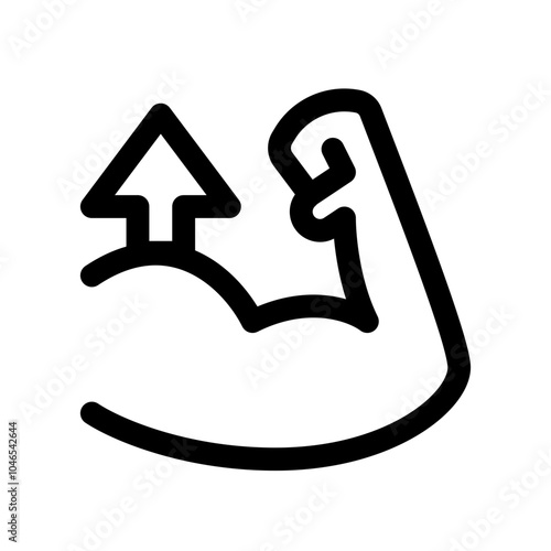 Muscle Growth Icon