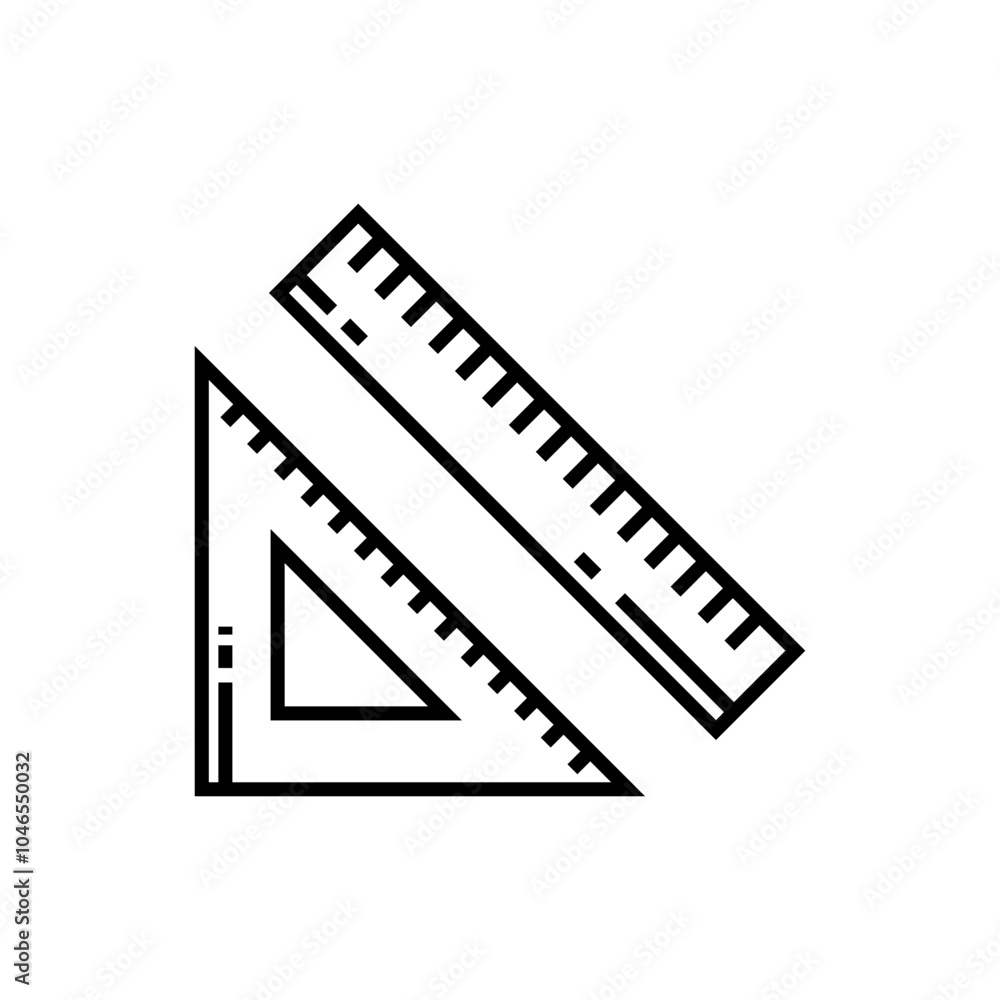 ruler icon vector illustration template ruler icon vector illustration template