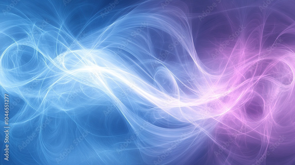 Abstract Blue Purple Swirling Energy Flow Abstract Blue Purple Swirling Energy Flow