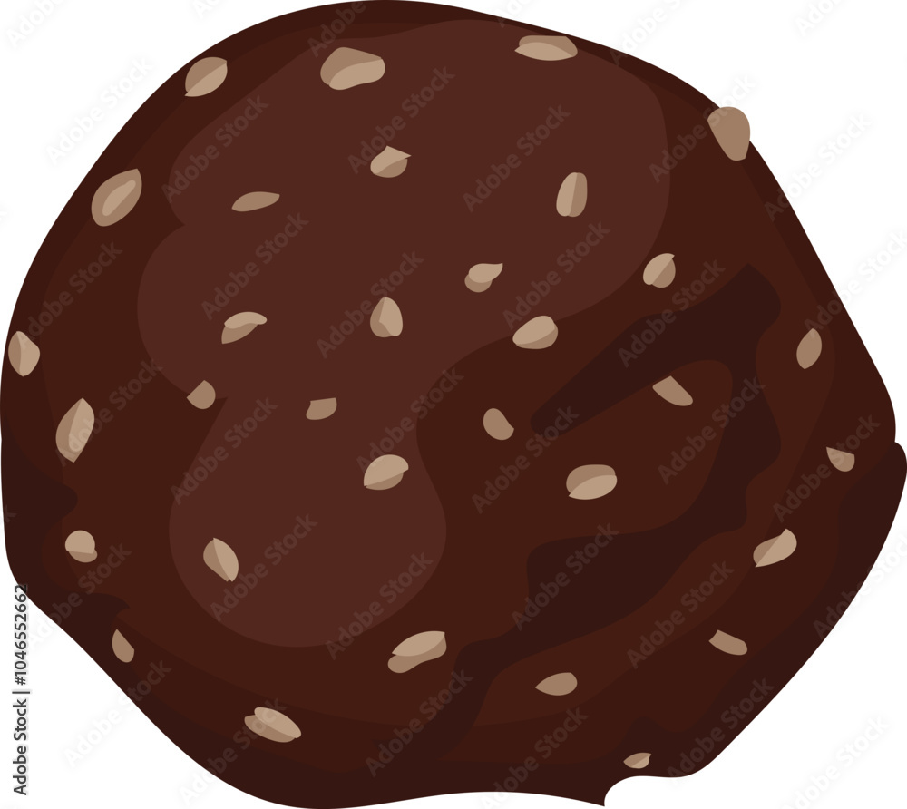 Cartoon chocolate desserts. Vector illustration. Cartoon chocolate desserts. Vector illustration.