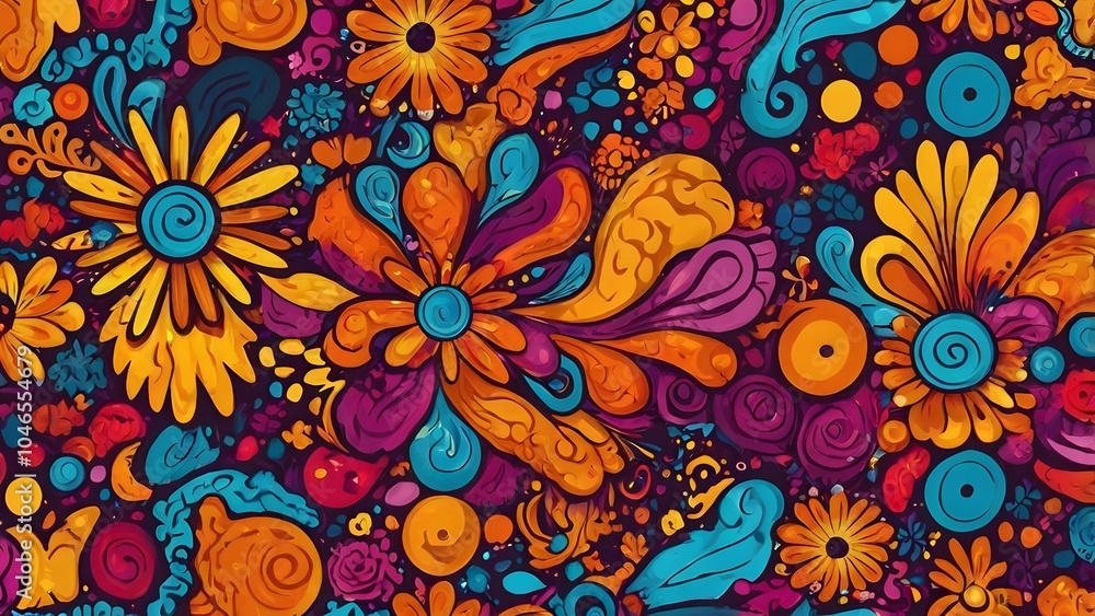 Vibrant Funky Abstract Design Vibrant Funky Abstract Design