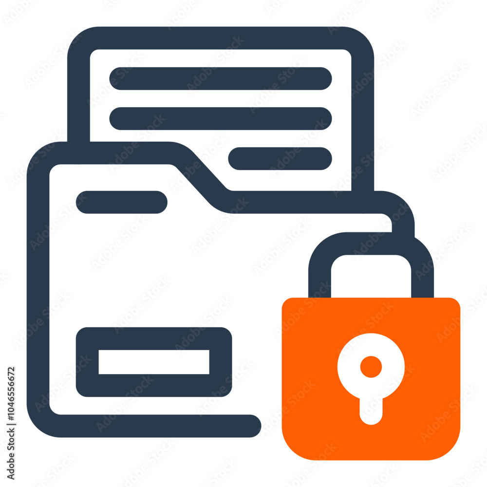 Fototapeta premium Data Security with File Encryption