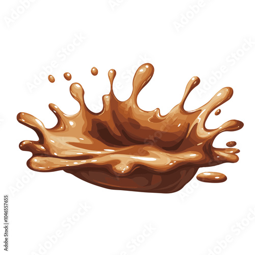 chocolate liquid splash