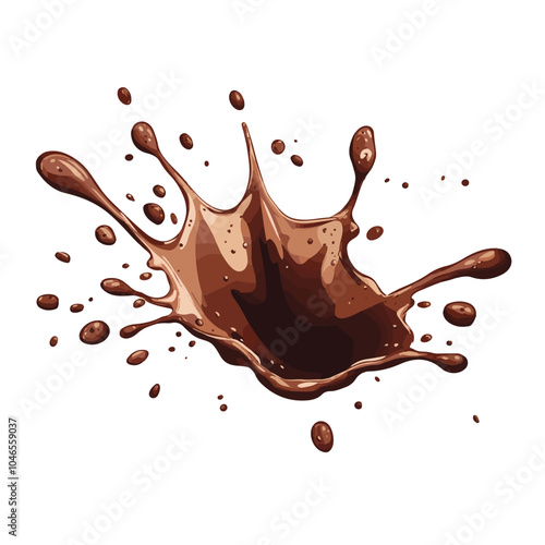 chocolate liquid splash