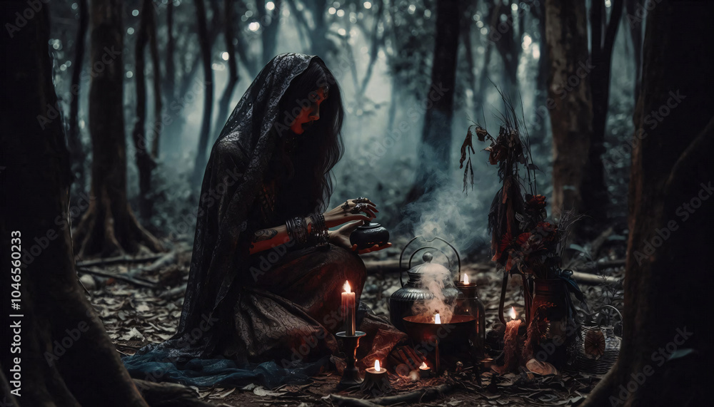 a witch in the woods a witch in the woods