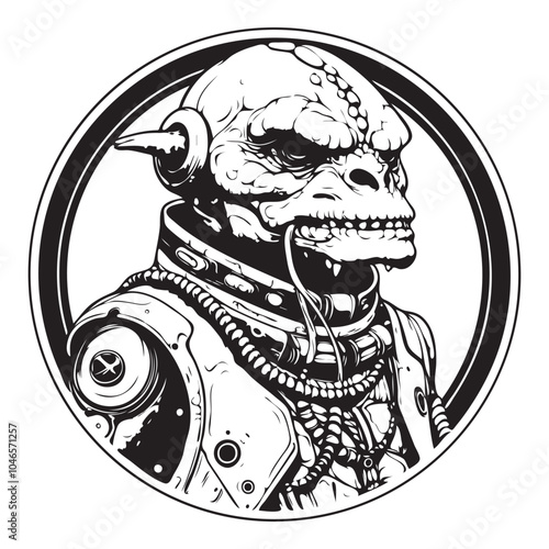 Lizard Space Pirate The Daring Raider of Cosmic Treasures