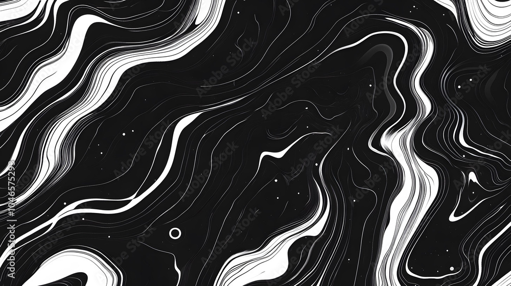 Abstract flowing design