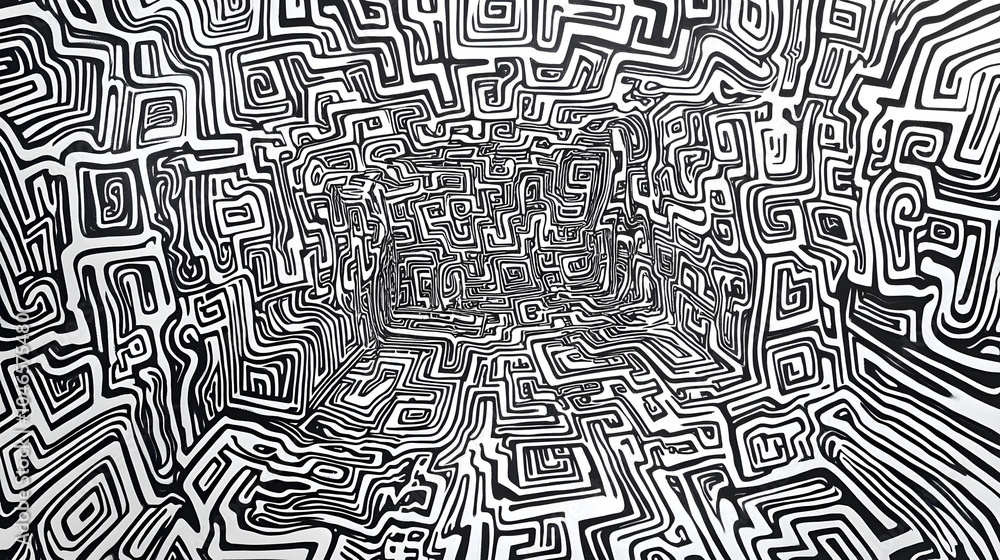 Abstract maze Abstract maze