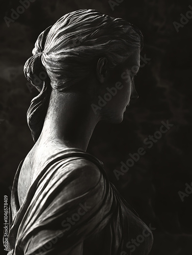 statue of the Venus de Milo or aphrodite goddess photo