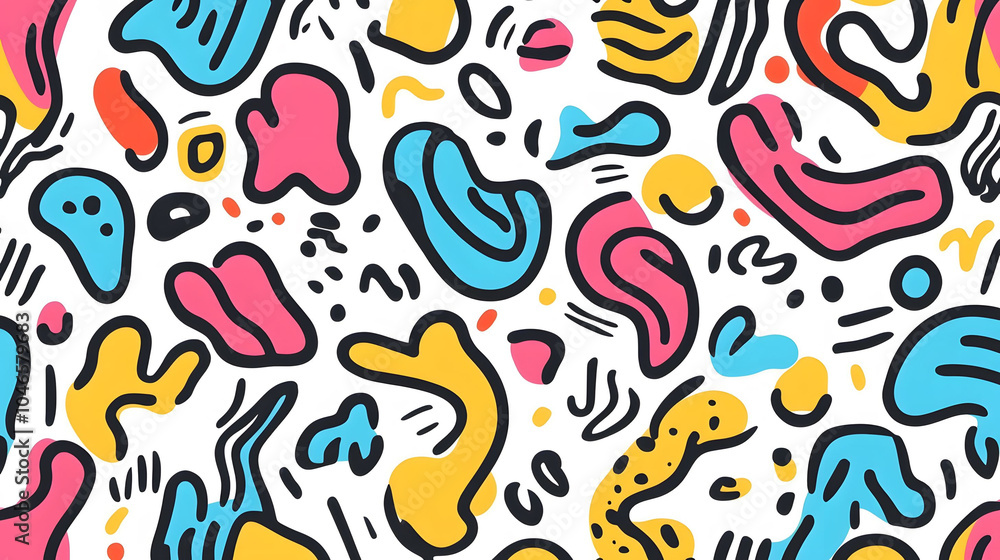 Colorful abstract shapes Colorful abstract shapes