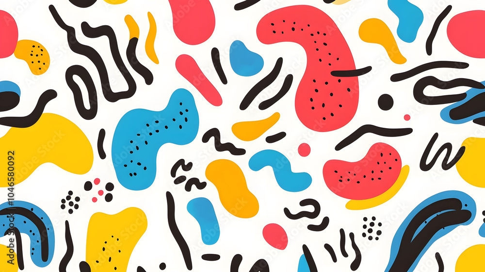 Colorful abstract shapes Colorful abstract shapes