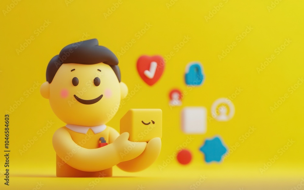 A 3D cartoon emoji of a social worker offering a helping hand, with a compassionate expression and community symbols in the background to represent assistance A 3D cartoon emoji of a social worker offering a helping hand, with a compassionate expression and community symbols in the background to represent assistance