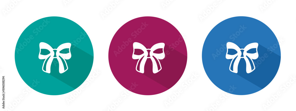 Icon for ribbon vector illustration in flat. Icon for ribbon vector illustration in flat.