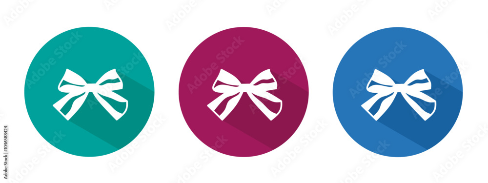 Icon for ribbon vector illustration in flat. Icon for ribbon vector illustration in flat.
