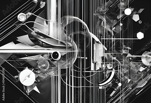 Abstract illustrations and concepts showcasing the development of the digital world and the latest technologies