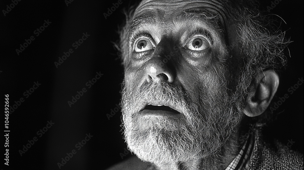Fototapeta premium Scared eyes close up