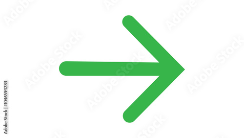 green arrow sign