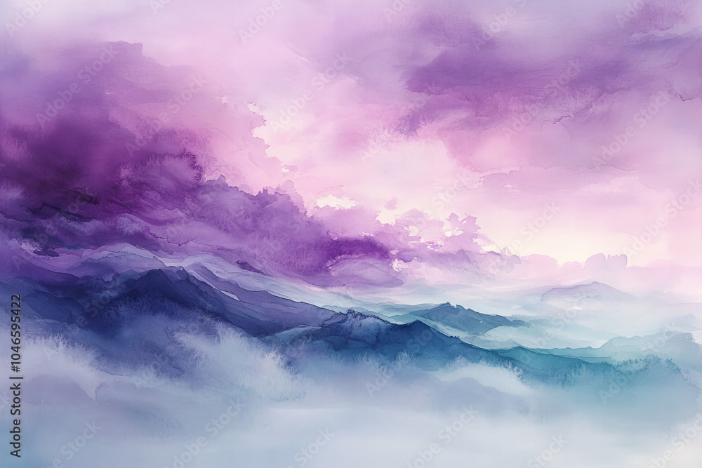 Naklejka premium Abstract Watercolor Textures and Fluid Brush Strokes in Soft Pastel Shades with Organic Artistic Washes for Creative Graphic Design Backgrounds