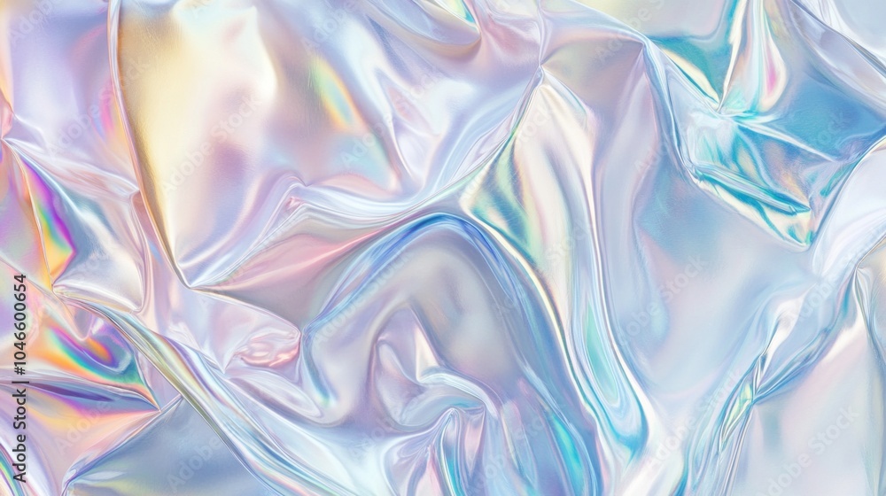 A piece of fabric with a rainbow pattern A piece of fabric with a rainbow pattern